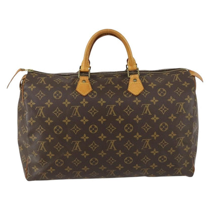 Louis Vuitton Speedy Bandouliere Bag Monogram Canvas, BROWN, CANVAS, Handbag