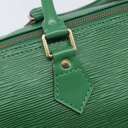 Louis Vuitton Speedy Epi Leather, Green, Leather, Handbag