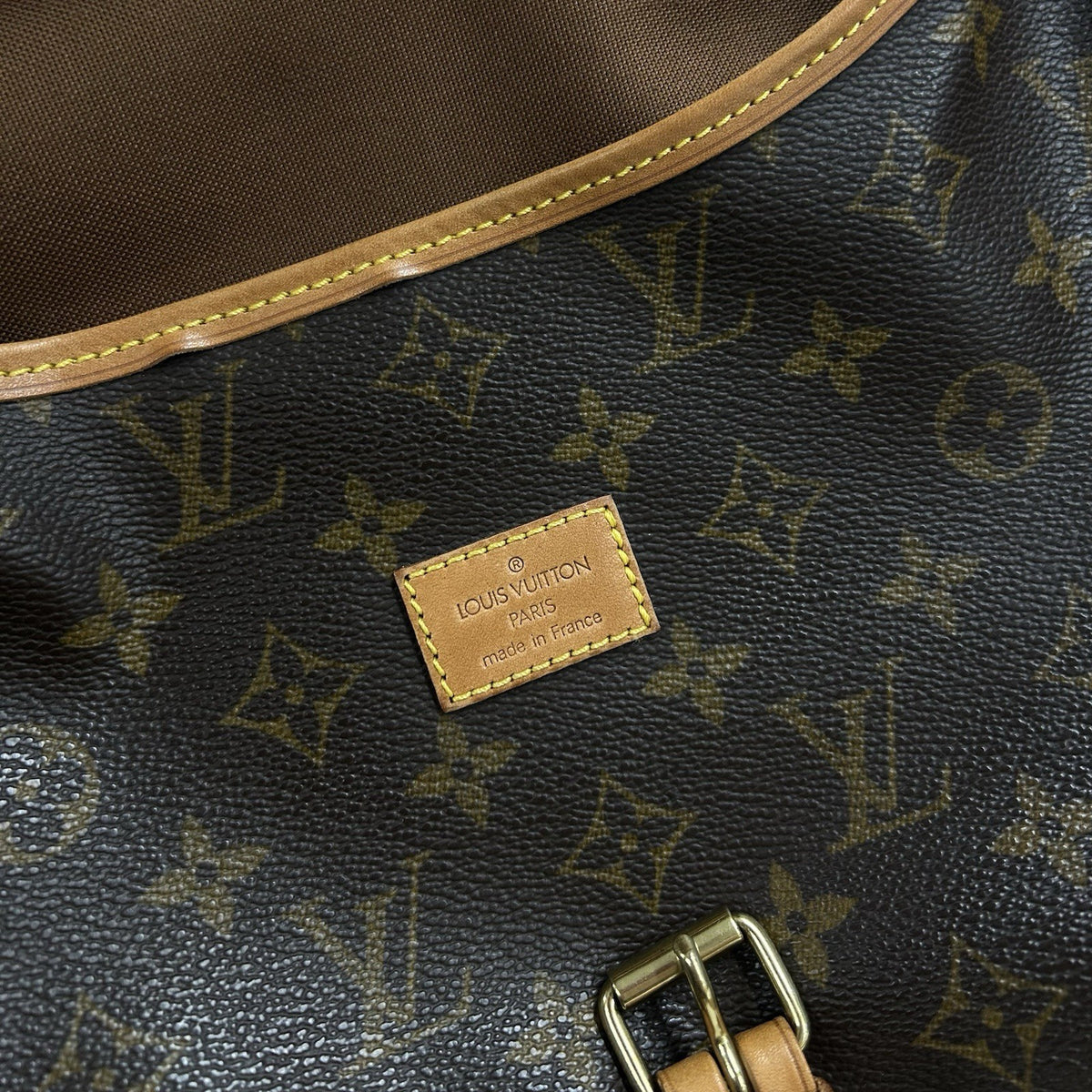 Louis Vuitton Saumur Monogram Canvas, Brown, Canvas, Shoulder Bag