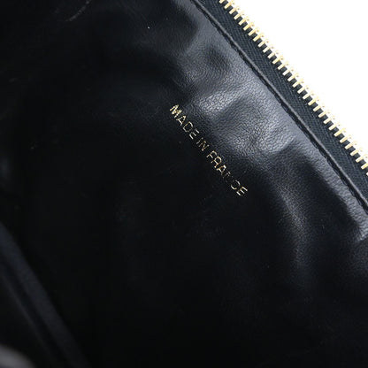Chanel Vintage Timeless Cosmetic Case Caviar, Black, Leather, Handbag