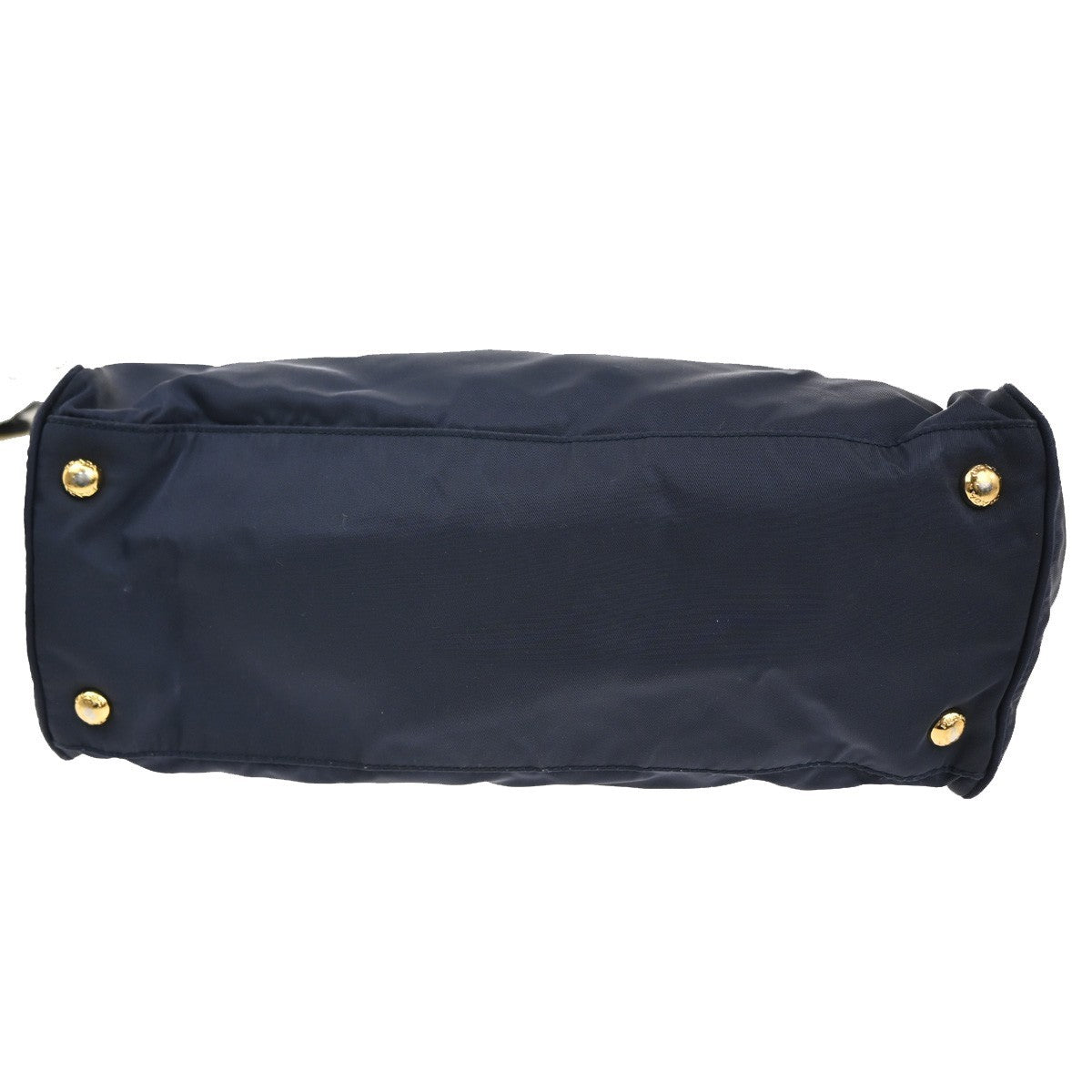 Prada Zip Convertible Shopping Tote Tessuto with Saffiano Leather, Navy, Nylon, Handbag