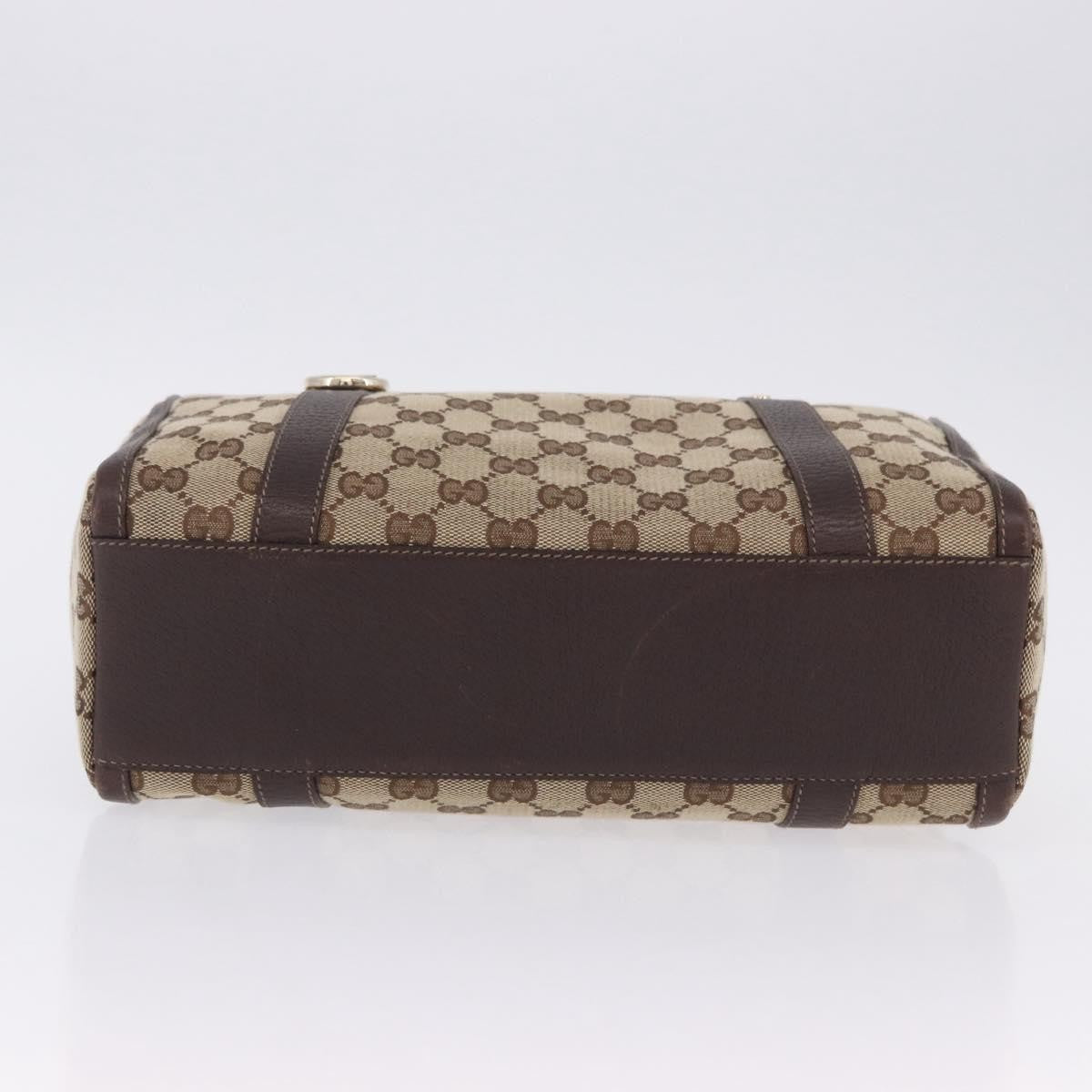 Gucci Abbey Boston Canvas, Beige, Canvas, Shoulder Bag