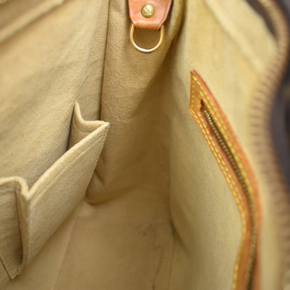 Louis Vuitton Looping Monogram Canvas, Brown, Canvas, Handbag