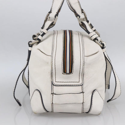 Chloe Handbag Leather, White, Leather, Handbag