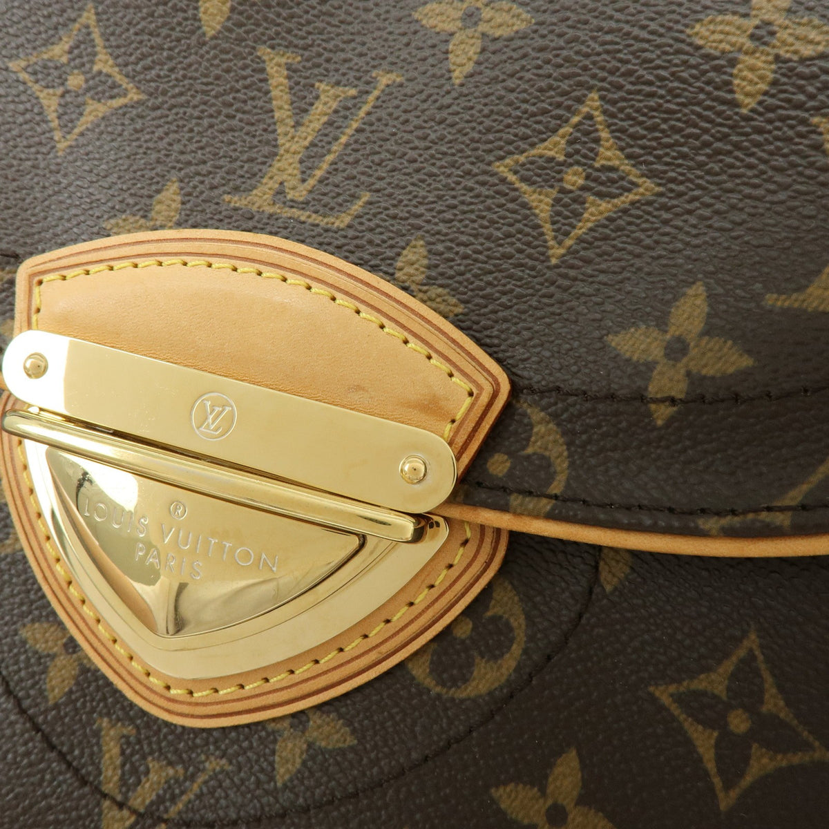 Louis Vuitton Beverly Monogram Canvas, Brown, Canvas, Handbag