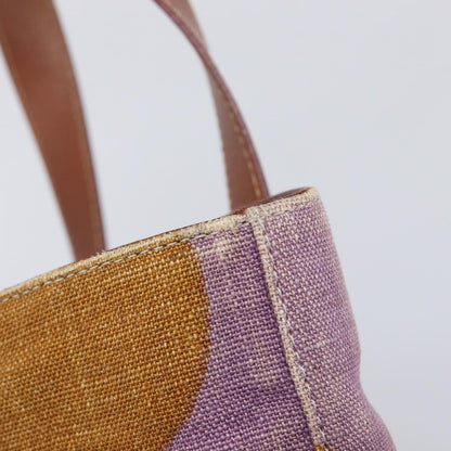 Celine Handbag Canvas, Brown, Canvas, Handbag