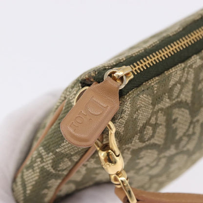 Christian Dior Saddle Canvas, Khaki, Canvas, Handbag