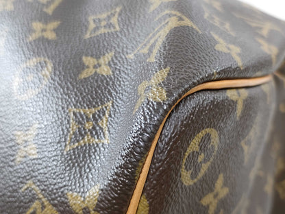 Louis Vuitton Keepall Monogram Canvas, Brown, Canvas, Travel Bag