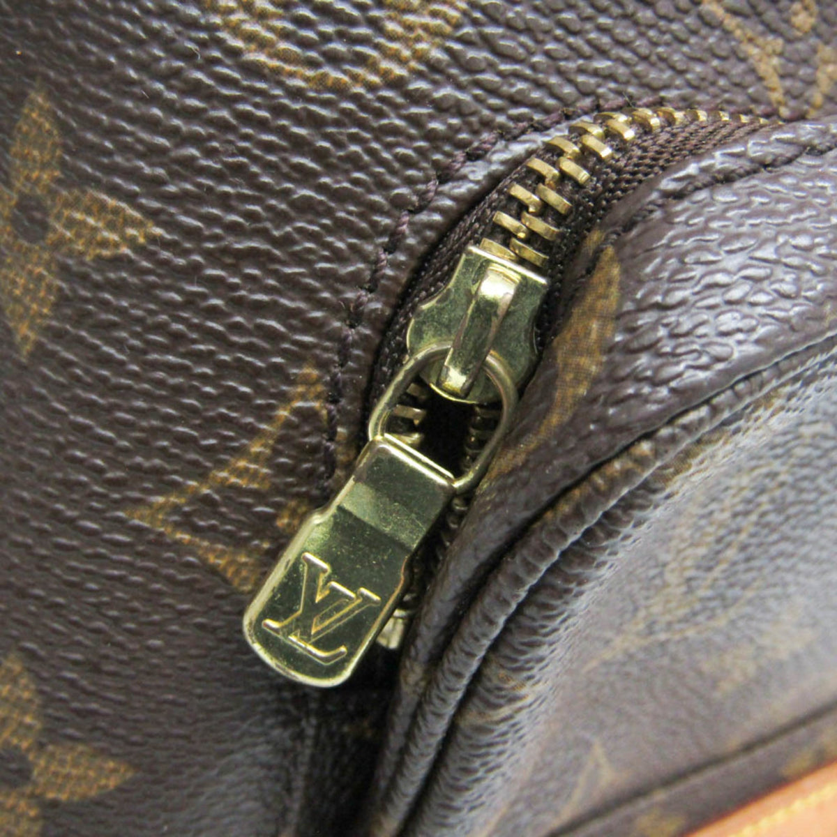 Louis Vuitton Vintage Montsouris Monogram Canvas, Brown, Canvas, Backpack