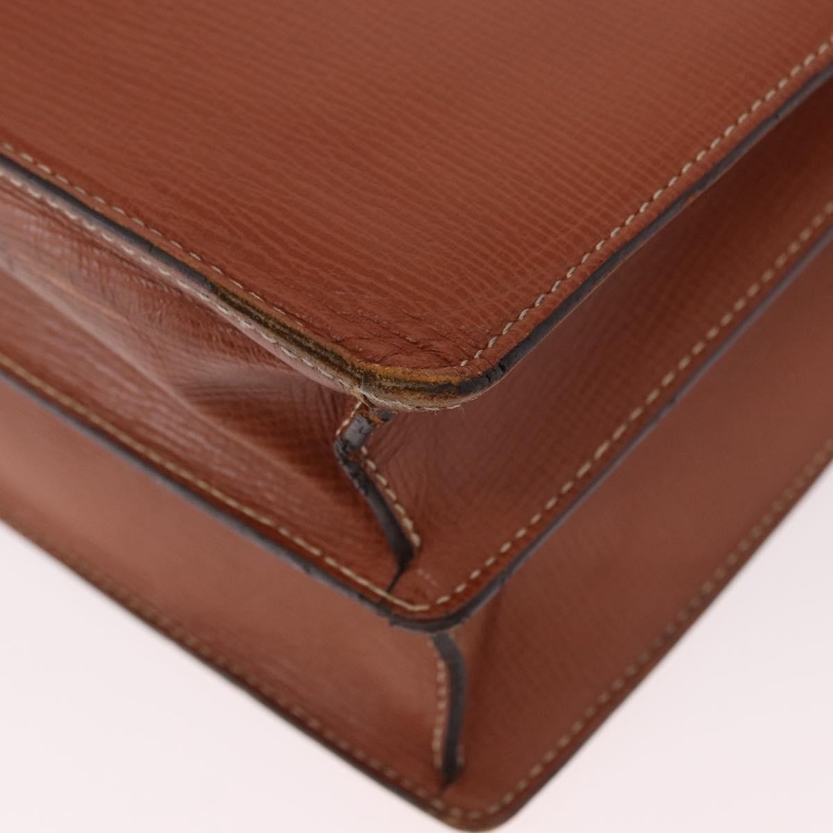 Loewe Anagram Business Leather, Brown, Leather, Briefcase