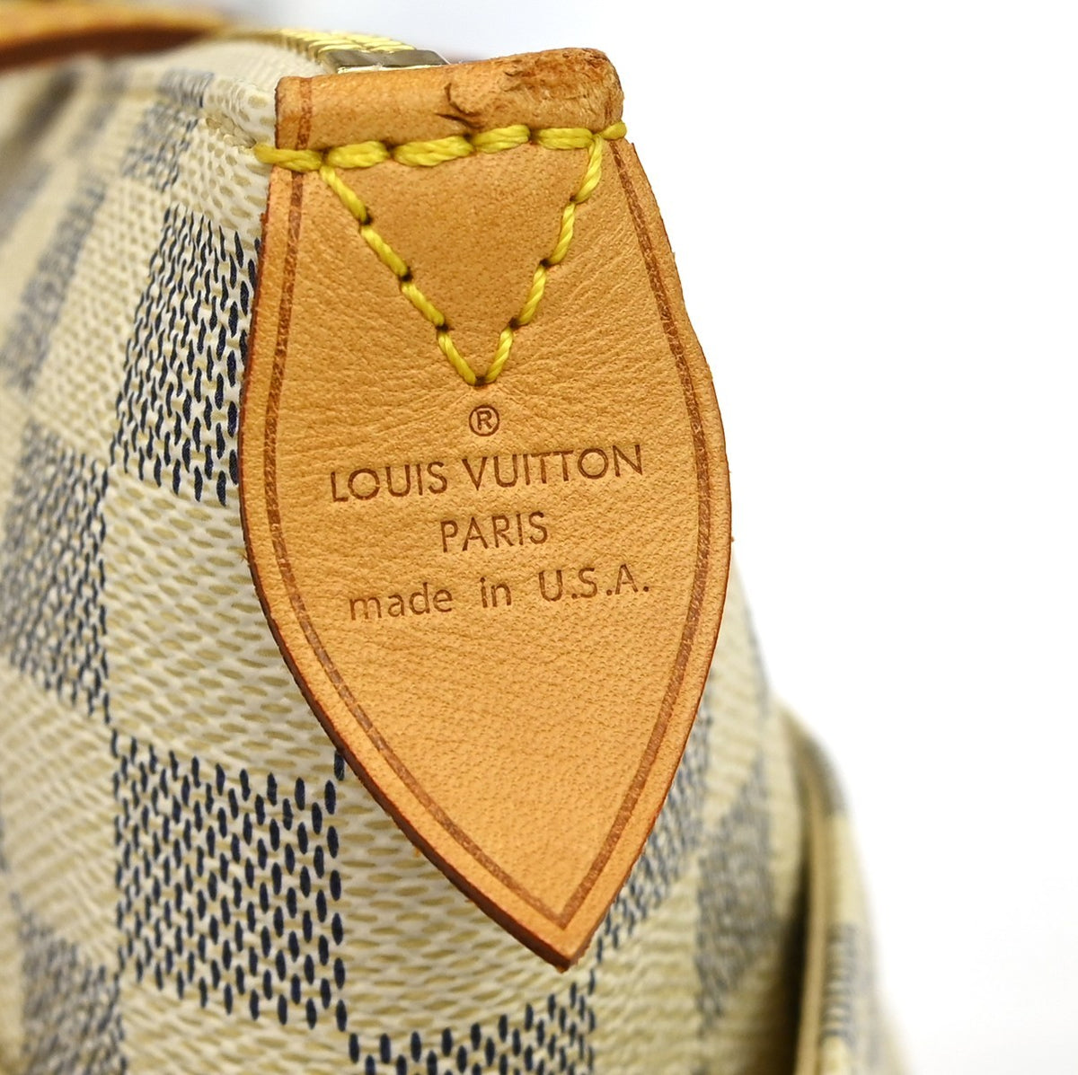 Louis Vuitton Totally Damier, White, Canvas, Tote Bag