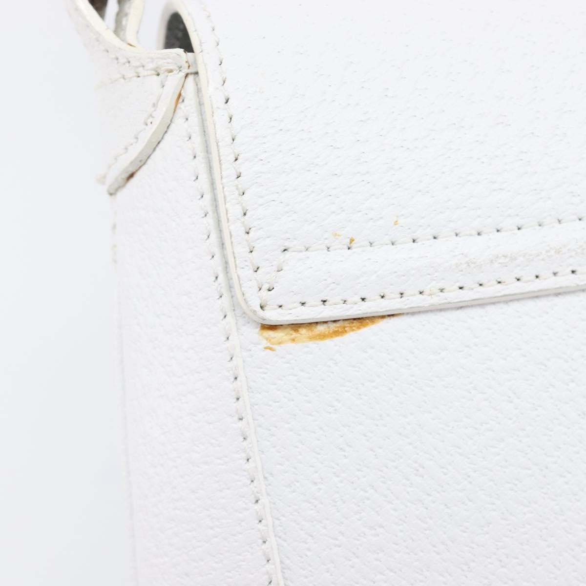 Gucci Shoulder Leather, White, Leather, Shoulder Bag