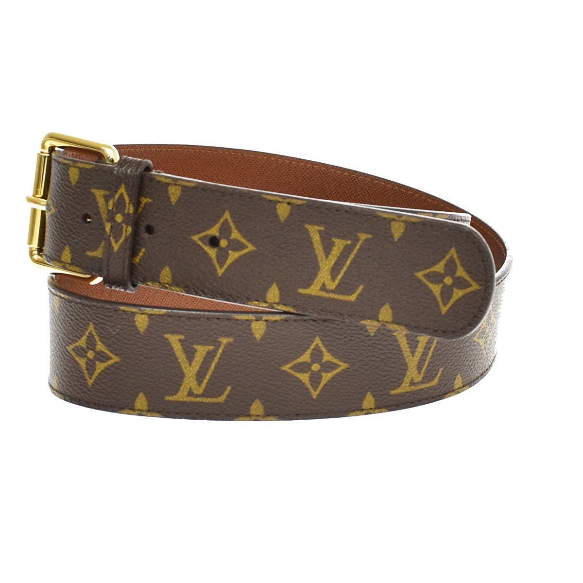 Louis Vuitton Ceinture Belt Monogram Canvas, Brown, Canvas, Belt