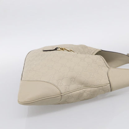 Gucci Jackie Leather, Beige, Canvas, Tote Bag