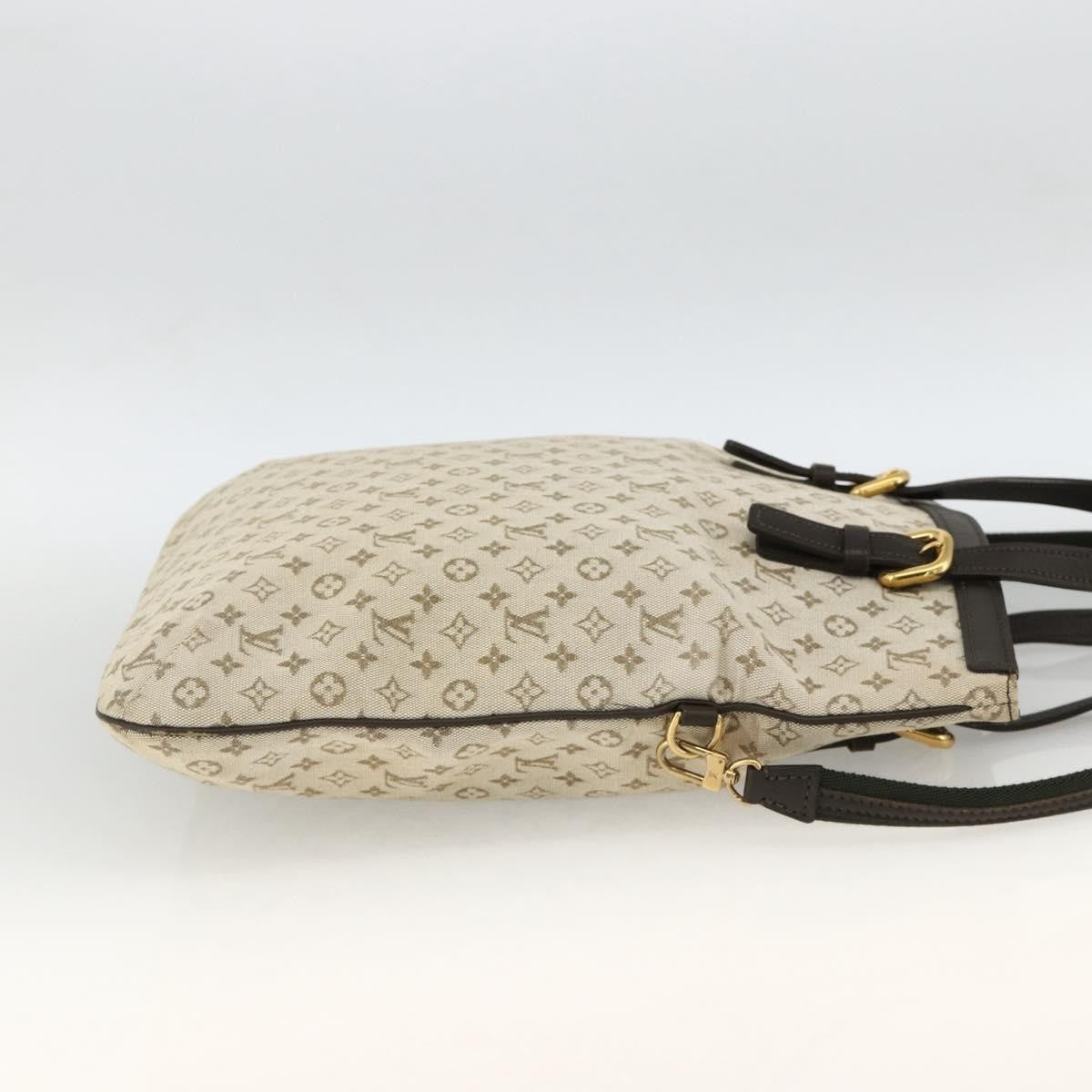 Louis Vuitton Francoise Mini lin, Khaki, Canvas, Tote Bag