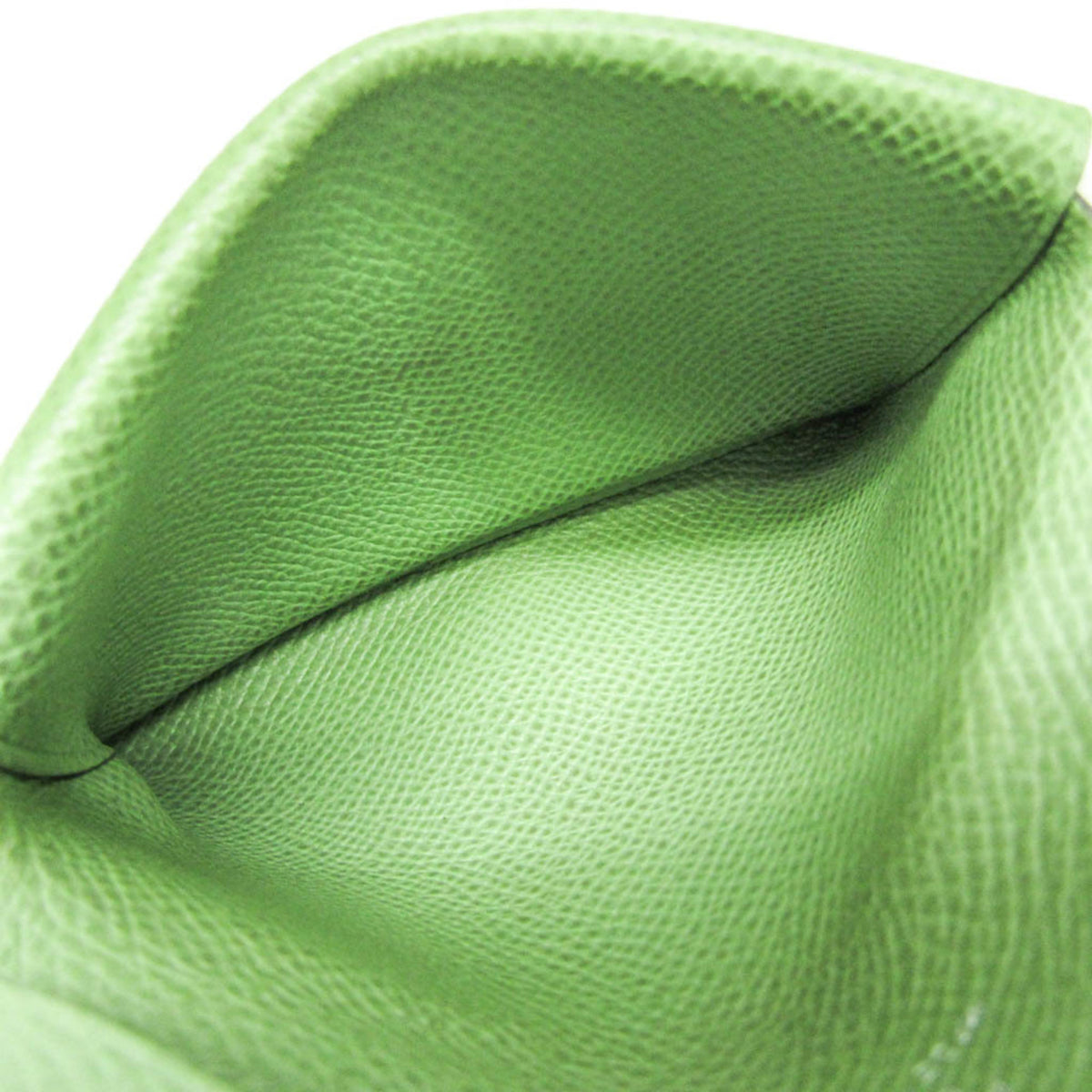 Hermes Calvi Duo Card Holder Epsom, Green, Leather, Card Holder