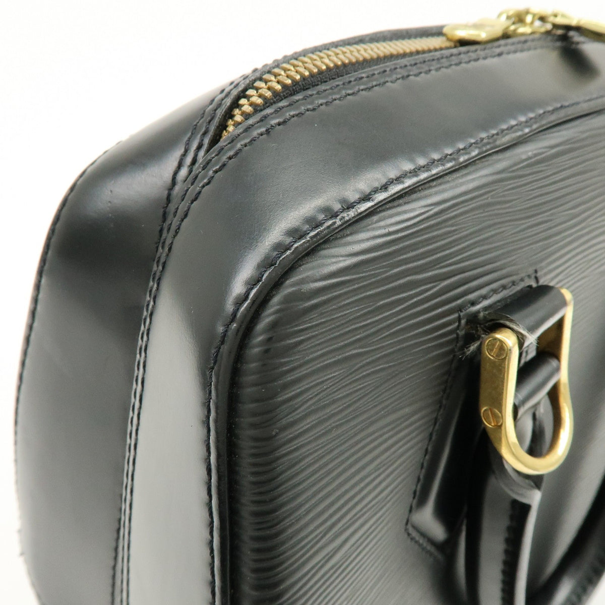 Louis Vuitton Sablons Epi Leather, Black, Leather, Handbag