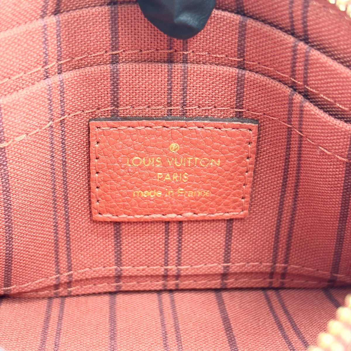 Louis Vuitton Citadine Monogram Empreinte Leather, Red, Leather, Handbag
