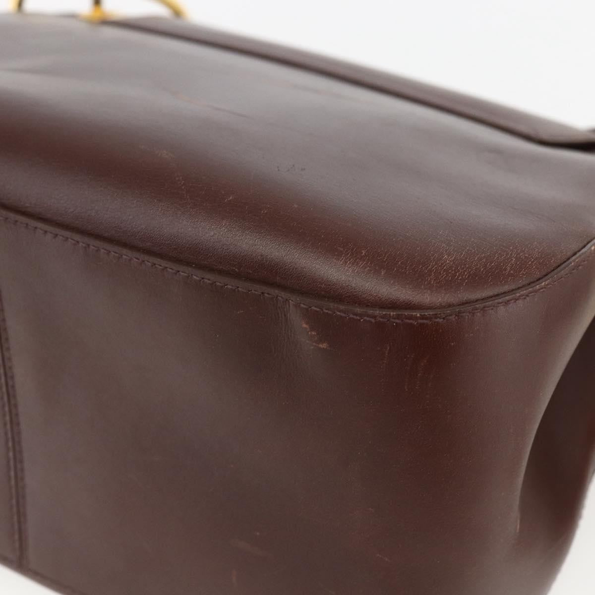 Prada Vintage Leather, Brown, Leather, Shoulder Bag