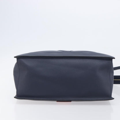 Valentino Garavani VLogo Convertible Shopper Leather, Navy, Leather, Tote Bag