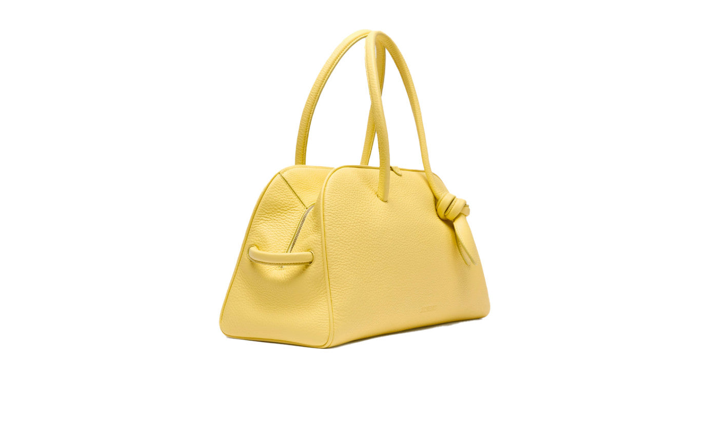 Jacquemus TURISMO Canvas, YELLOW, LEATHER, Handbag