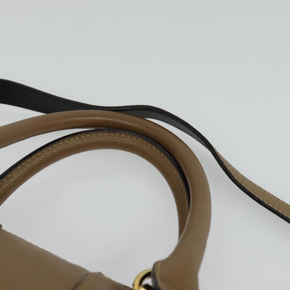 Chloe Hailey Leather, Beige, Leather, Handbag