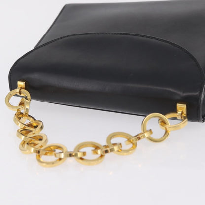 Salvatore Ferragamo Vintage Top handle Leather, Black, Leather, Handbag