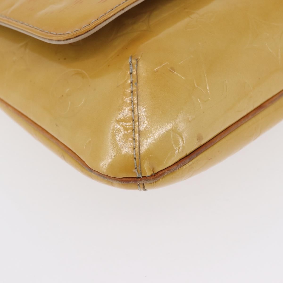 Louis Vuitton Thompson Street Monogram Vernis, Beige, Patent Leather, Shoulder Bag