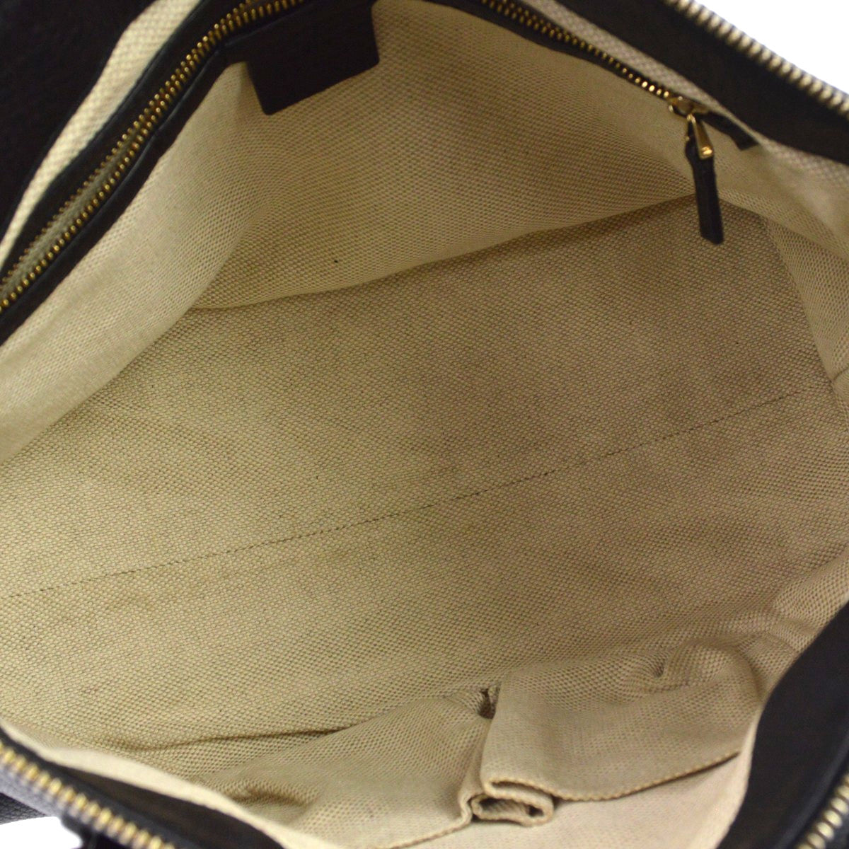 Gucci Soho Working Leather, Black, Leather, Tote Bag