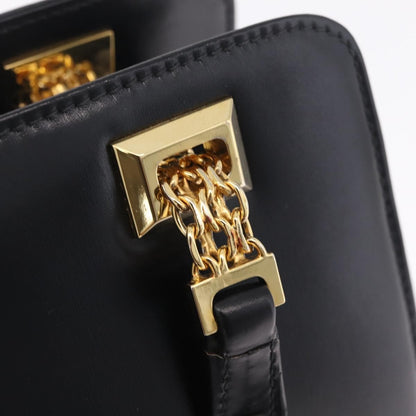 Gucci Vintage Leather, Black, Leather, Tote Bag