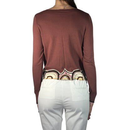 Maliparmi Floral Button Front Cardigan