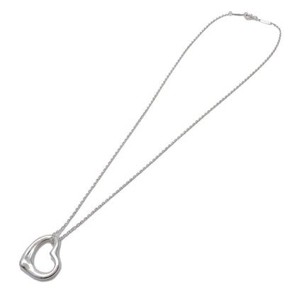 Tiffany & Co. Elsa Peretti Open Heart Pendant Sterling Silver, Silver, Sterling Silver, Necklace