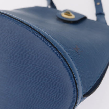 Louis Vuitton Cluny Epi Leather, Blue, Leather, Shoulder Bag