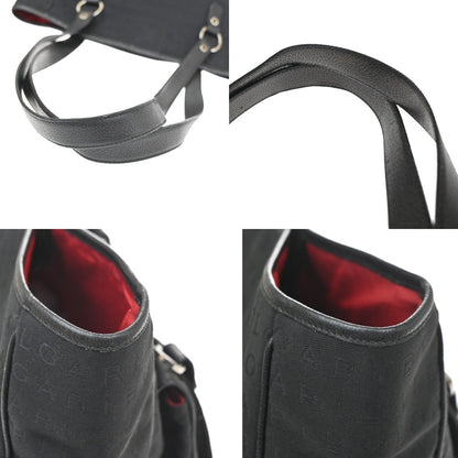 Bvlgari Vintage Canvas, Black, Canvas, Tote Bag