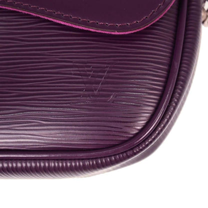 Louis Vuitton Montaigne Clutch Epi Leather, Purple, Leather, Clutch