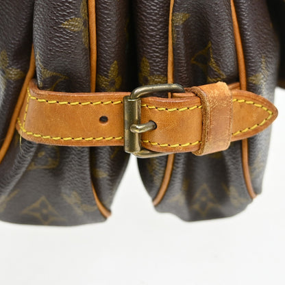 Louis Vuitton Saumur Monogram Canvas, Brown, Canvas, Shoulder Bag