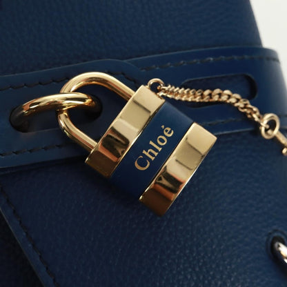 Chloe Aby Day Leather, Blue, Leather, Handbag
