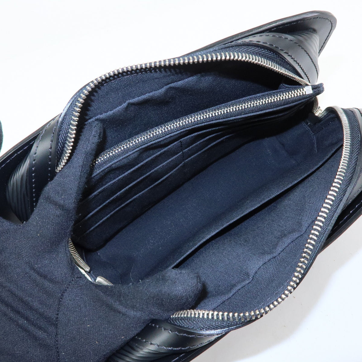 Louis Vuitton Hoche Clutch Epi Leather, Black, Leather, Clutch