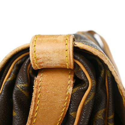 Louis Vuitton Saumur Monogram Canvas, Brown, Canvas, Shoulder Bag
