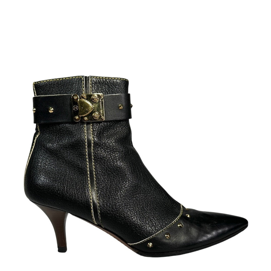 LOUIS VUITTON Suhali Stud Ankle Boots