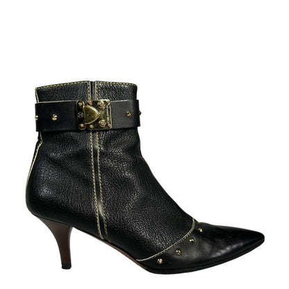 LOUIS VUITTON Suhali Stud Ankle Boots