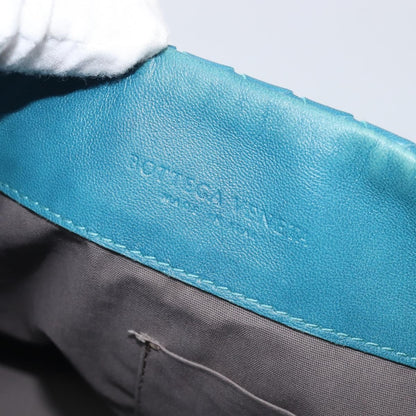 Bottega Veneta Adjustable Flap Intrecciato Nappa, Blue, Leather, Shoulder Bag