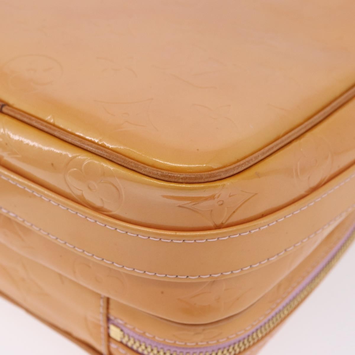Louis Vuitton Wooster Monogram vernis, Yellow, Patent Leather, Shoulder Bag