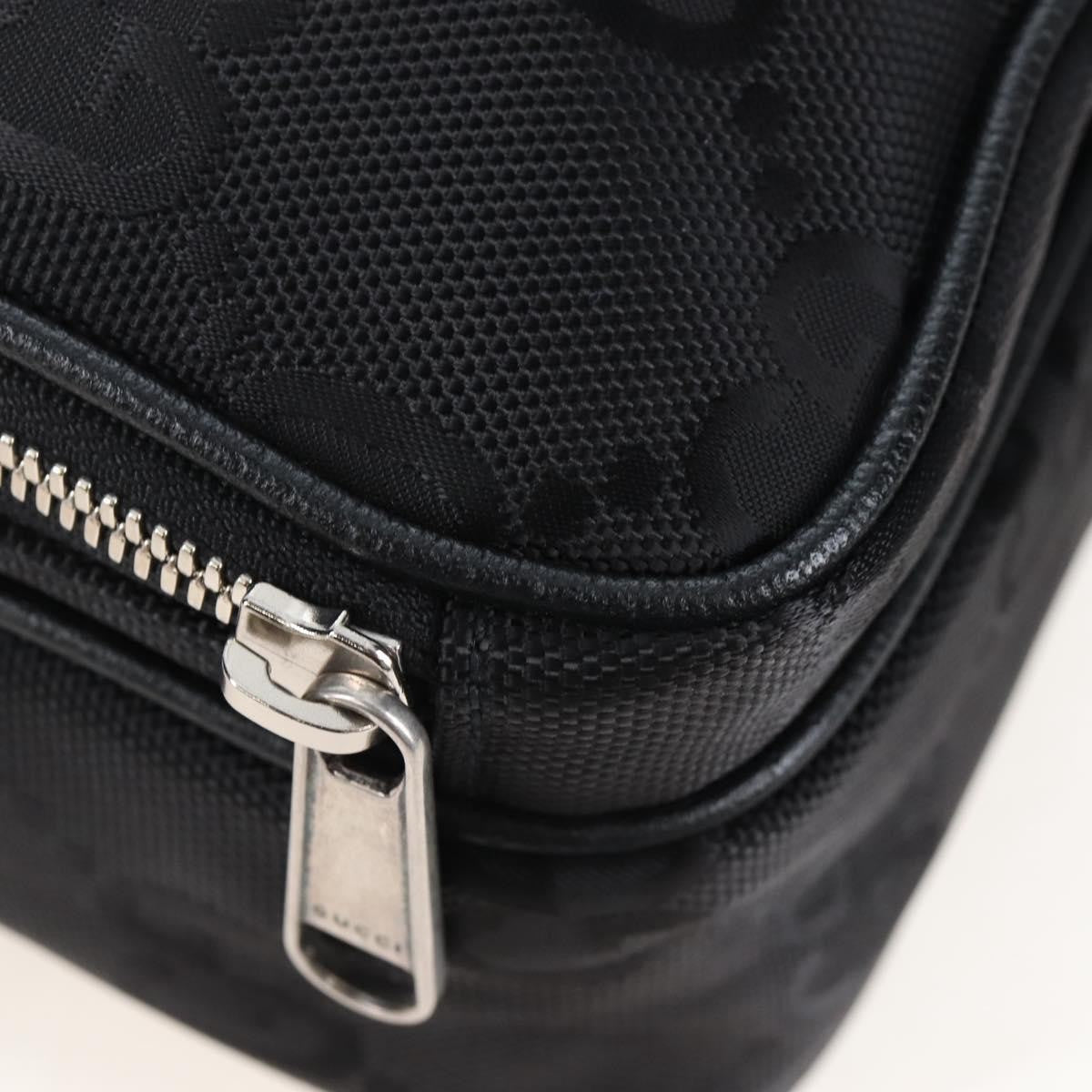 Gucci Off the Grid Messenger GG Econyl, Black, Canvas, Handbag
