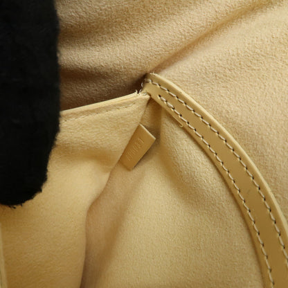 Louis Vuitton Alma Epi Leather, Yellow, Leather, Handbag