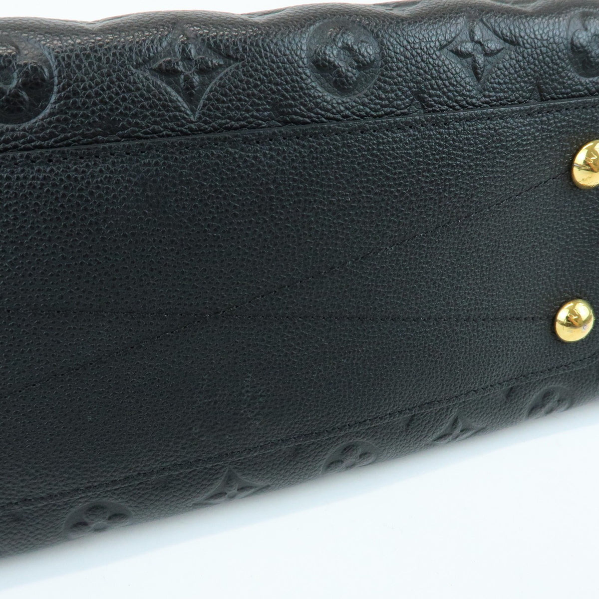 Louis Vuitton Vosges Whipstitch Monogram Empreinte Leather, Black, Leather, Handbag
