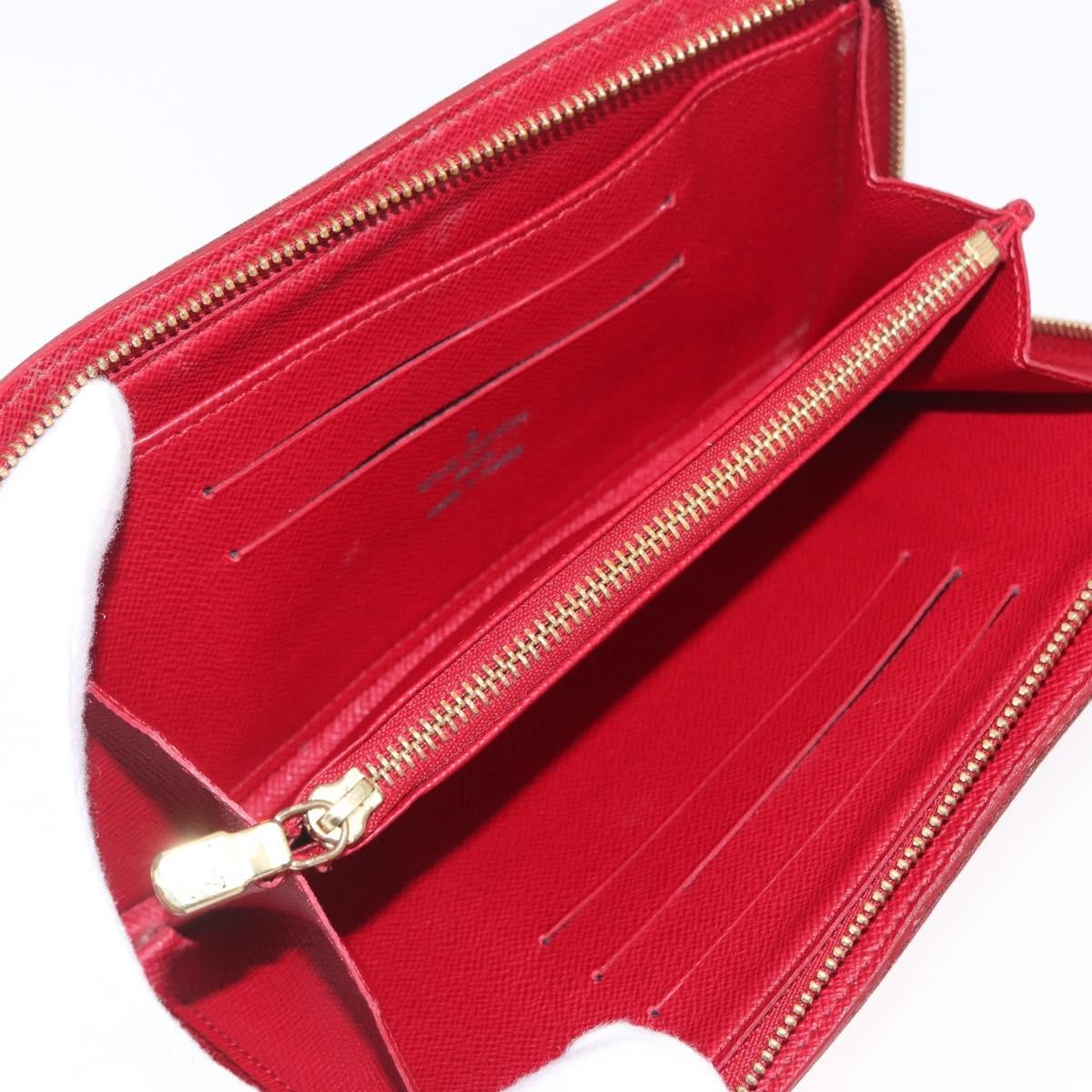 Louis Vuitton Porte-Monnaie Zippy Limited Edition Monogram Cerises, Red, Canvas, Wallet