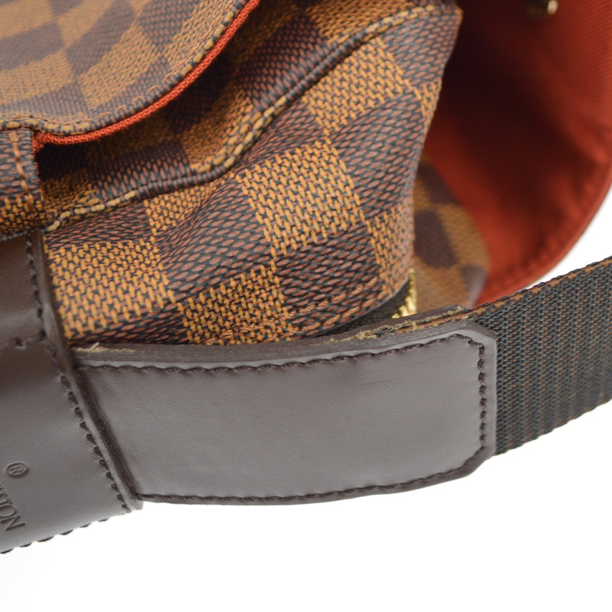 Louis Vuitton Naviglio Damier, Brown, Canvas, Shoulder Bag