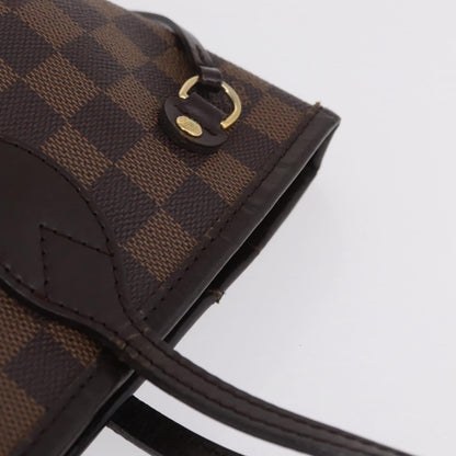 Louis Vuitton Neverfull Damier, Brown, Canvas, Tote Bag
