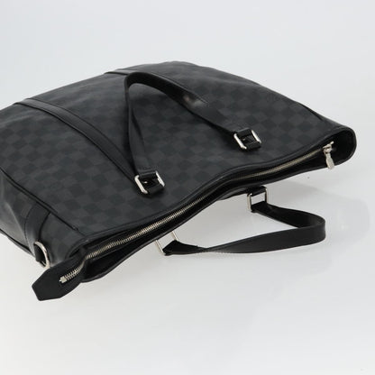 Louis Vuitton Tadao Damier Graphite, Gray, Canvas, Tote Bag